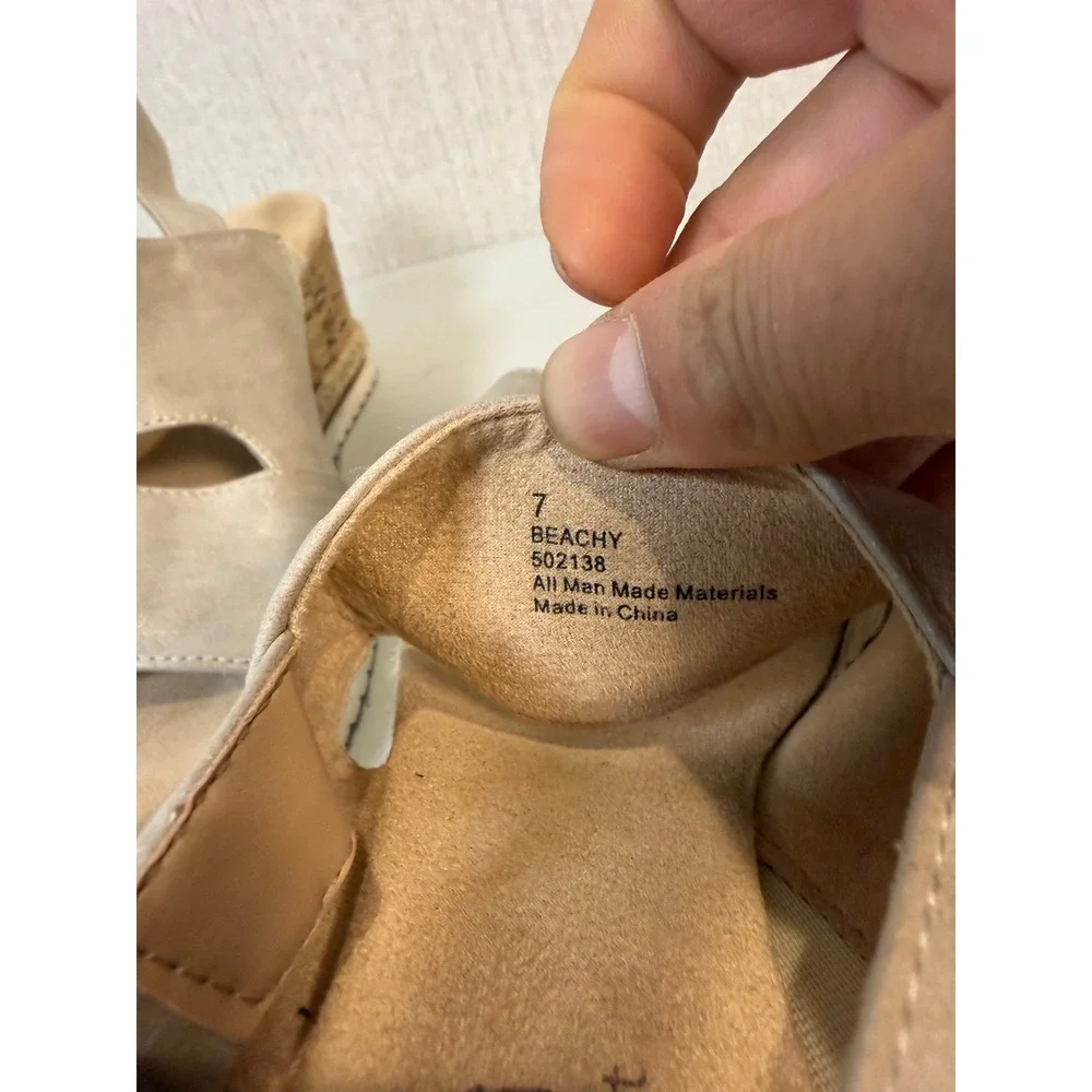 Life Stride Wedge Sandals Women's 7‎ Slingback 3